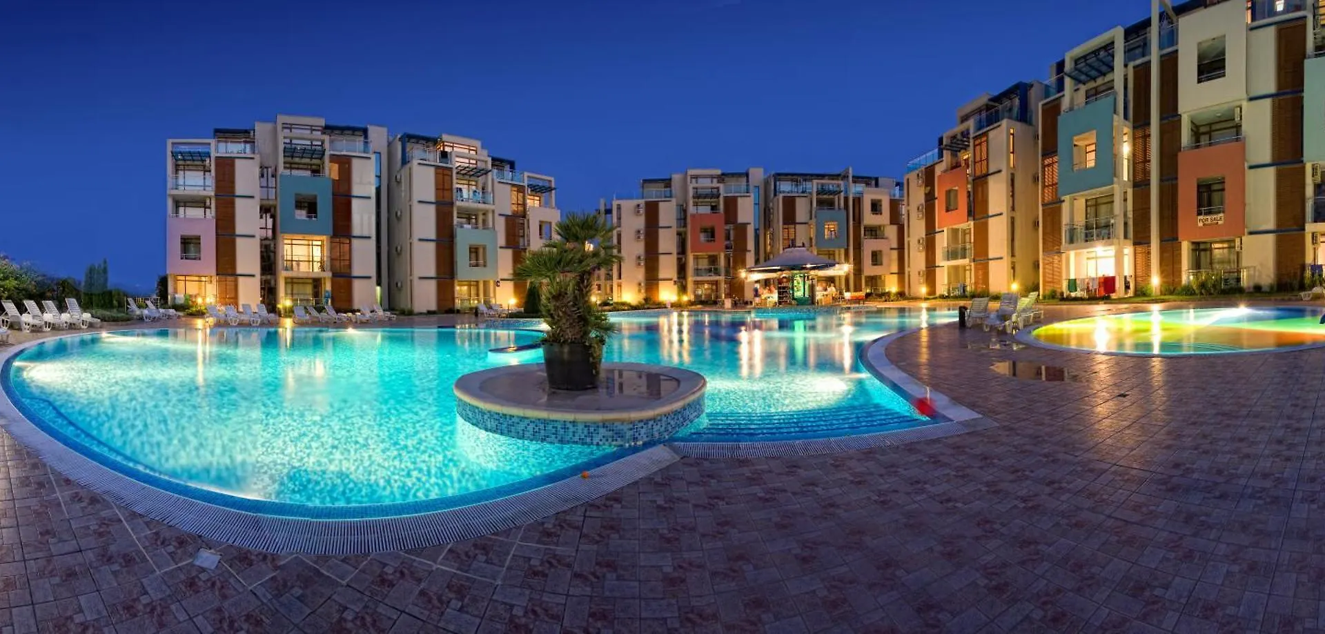 Sun City I Studio Apartment With Free Parking Place Sunny Beach 0*,
